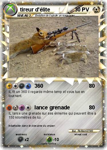 Pokemon tireur d'élite