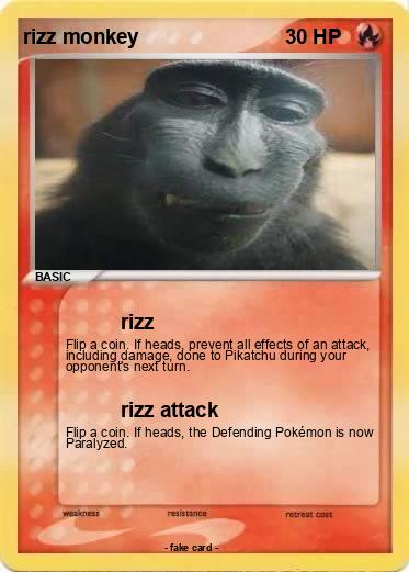 Pokemon rizz monkey