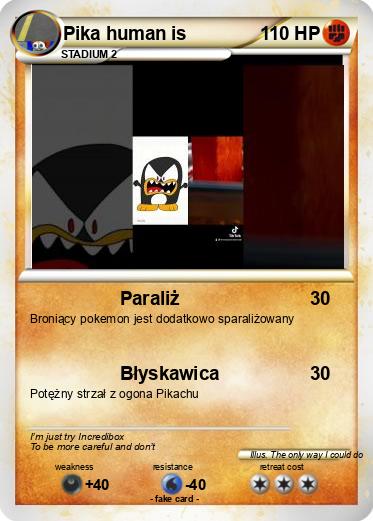 Pokemon Pika human is