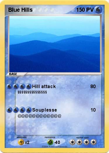 Pokemon Blue Hills