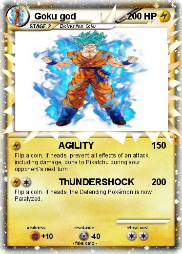 Pokemon Goku god