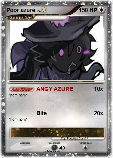 Pokemon Poor azure