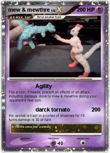 Pokemon mew & mewthre