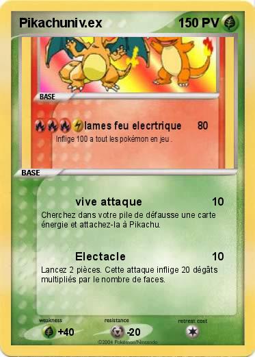 Pokemon Pikachuniv.ex