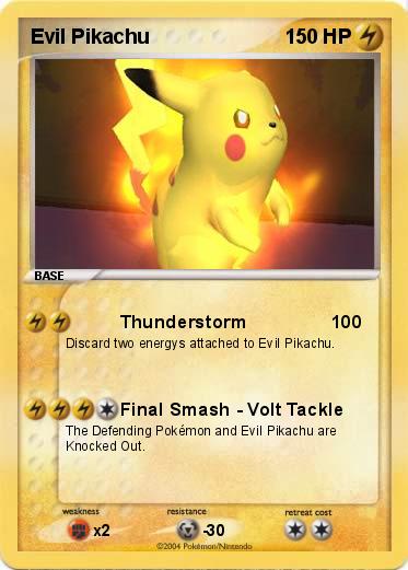 Pokemon Evil Pikachu
