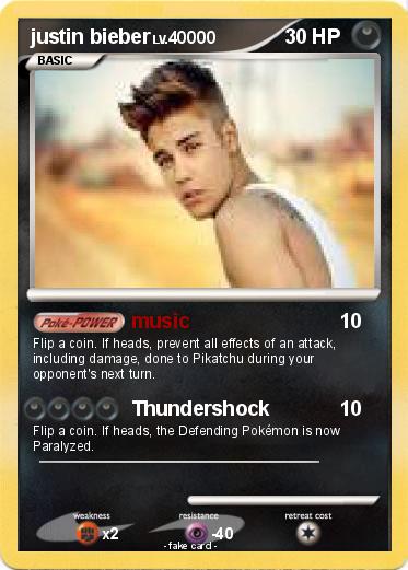 Pokemon justin bieber