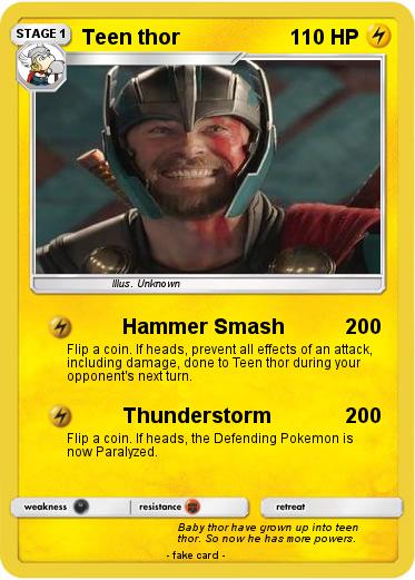 Pokemon Teen thor