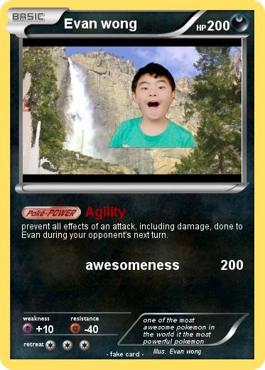 Pokemon Evan wong