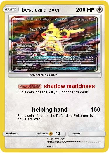 Pokemon best card ever