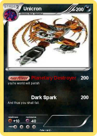 Pokemon Unicron