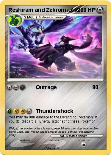 Pokemon Reshiram and Zekrom