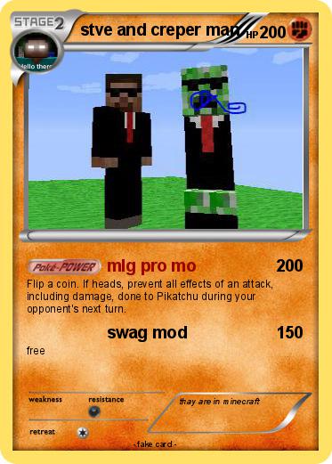 Pokemon stve and creper man