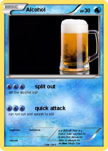 Pokemon Alcohol
