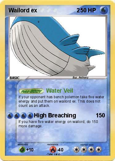 Pokemon Wailord ex                         2