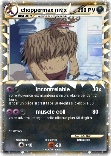 Pokemon choppermax niv.x