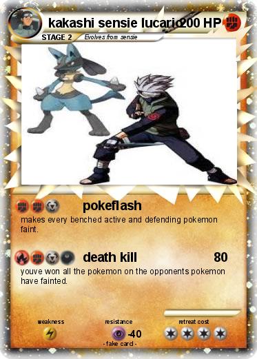 Pokemon kakashi sensie lucario