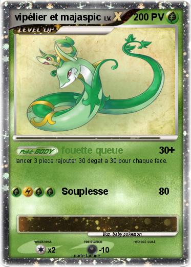 Pokemon vipélier et majaspic