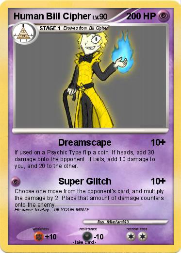 Pokemon Human Bill Cipher