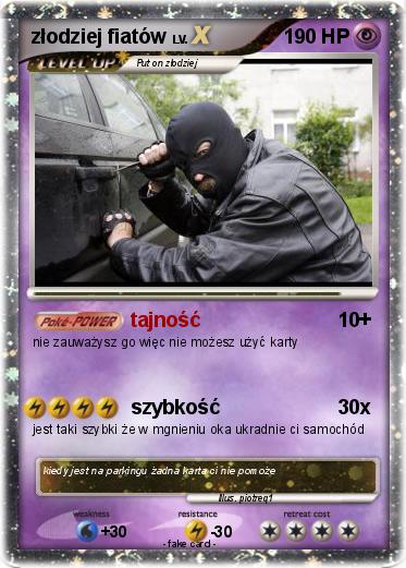 Pokemon złodziej fiatów