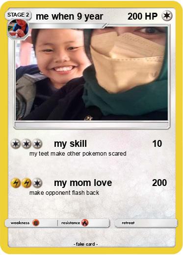 Pokemon me when 9 year