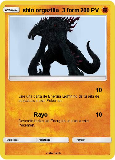 Pokemon shin orgazilla  3 form