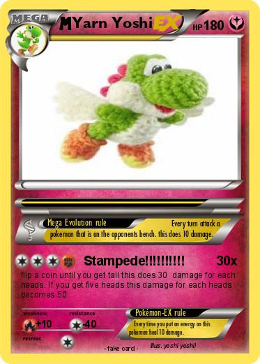 Pokemon Yarn Yoshi