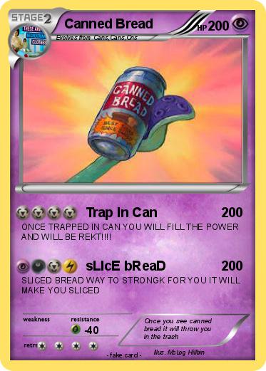Pokemon Canned Bread