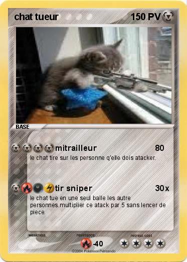 Pokemon chat tueur