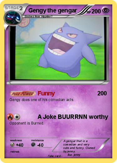 Pokemon Gengy the gengar