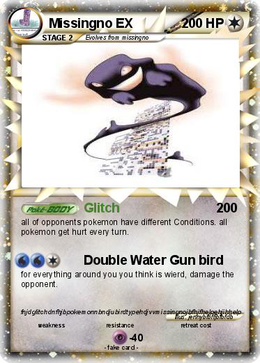 Pokemon Missingno EX