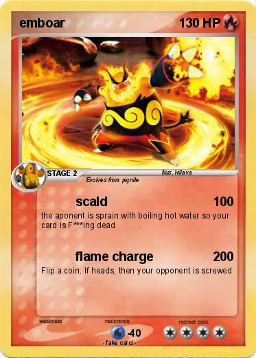 Pokemon emboar