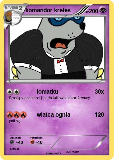 Pokemon komandor kretes