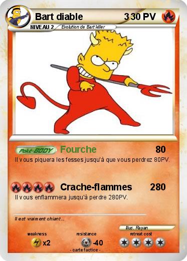 Pokemon Bart diable                3
