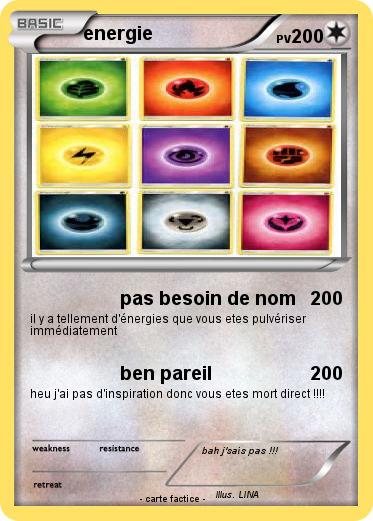 Pokemon energie