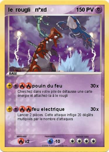 Pokemon le  rougli   n°xd