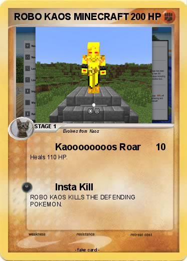 Pokemon ROBO KAOS MINECRAFT