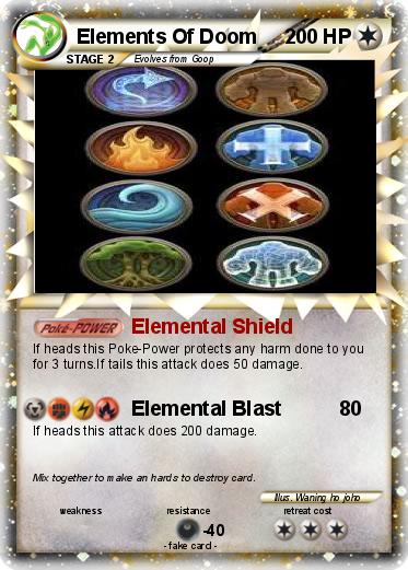 Pokemon Elements Of Doom