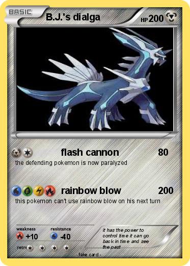 Pokemon B.J.'s dialga