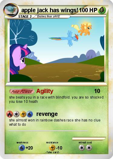 Pokemon apple jack has wings!