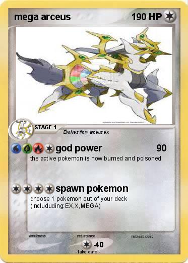 Pokemon mega arceus