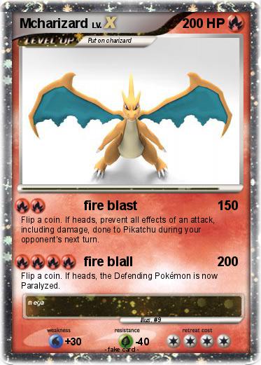Pokemon Mcharizard