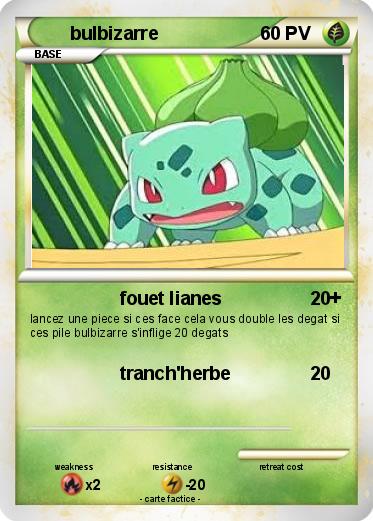 Pokemon bulbizarre