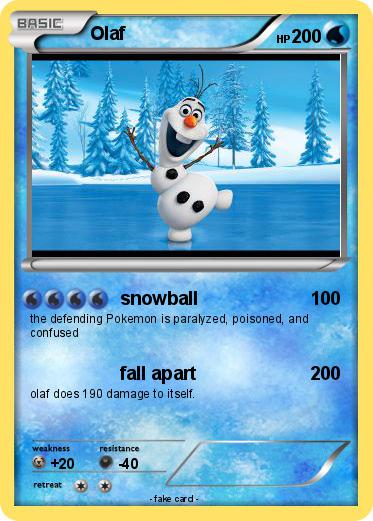 Pokemon Olaf