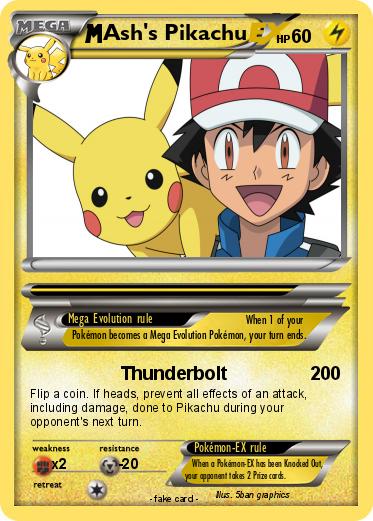Pokemon Ash's Pikachu