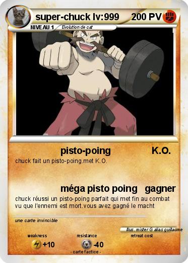 Pokemon super-chuck lv:999