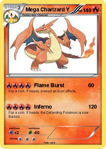 Pokemon Mega Charizard Y