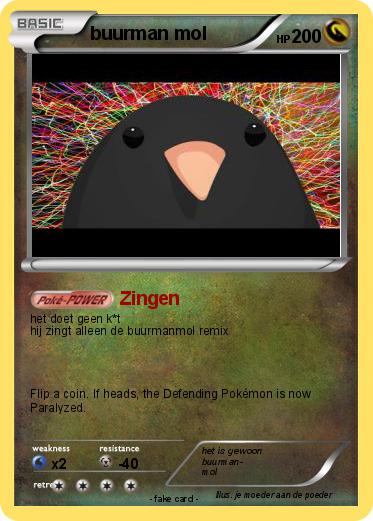 Pokemon buurman mol