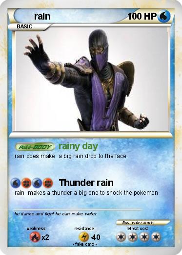 Pokemon rain