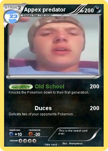 Pokemon Appex predator