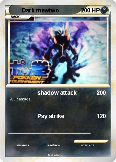 Pokemon Dark mewtwo